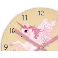 Dětské nástěnné hodiny Ami Jednorožec 30 cm růžové