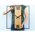 Nástěnné hodiny Arabic Ramka 50 cm hnědé/černé