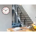 Nástěnné hodiny Louis 30 cm bílé/červené