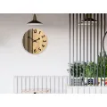 Dřevěné nástěnné hodiny Londyn 33 cm hnědé/černé