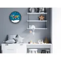 Dětské nástěnné hodiny Mirro Mapa světa 30 cm vícebarevné