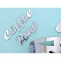Nástěnné hodiny Coffe 33 cm zrcadlové
