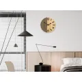 Dřevěné nástěnné hodiny Londyn 33 cm hnědé/černé