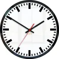 Nástěnné hodiny Lilibet 30 cm černé/bílé