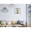 Nástěnné hodiny Woody 33 cm ořech/černé