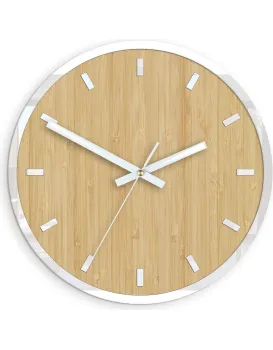 Bambusové nástěnné hodiny Bamboo 30 cm hnědé