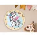 Dětské nástěnné hodiny Ami Zebra 30 cm vícebarevné II