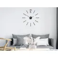 3D nalepovací hodiny Sofia černé