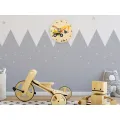 Dětské nástěnné hodiny Ami Bagr 30 cm vícebarevné