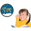 Dětské nástěnné hodiny Mirro Mapa světa 30 cm vícebarevné