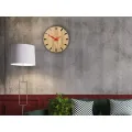 Nástěnné hodiny SImple-Y hnědo-červené
