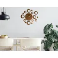 3D nalepovací hodiny Ring měděné
