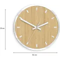 Bambusové nástěnné hodiny Bamboo 30 cm hnědé