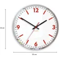 Nástěnné hodiny Solar 30 cm červené