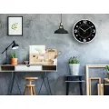 Nástěnné hodiny Orion 30 cm černé/bílé