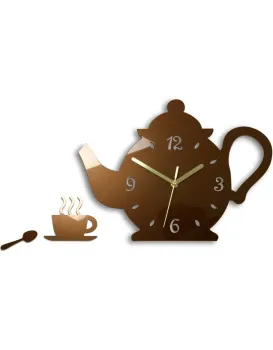 Nástěnné hodiny Kettle měděné