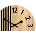 Dřevěné nástěnné hodiny Londyn 33 cm hnědé/černé