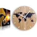Nástěnné hodiny World Wood černé
