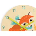 Dětské nástěnné hodiny Ami Liška 30 cm vícebarevné