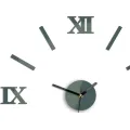 Nástěnné samolepící hodiny Numero 49 cm šedé
