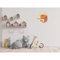 Dětské nástěnné hodiny Ami Dinosaurus 30 cm vícebarevné