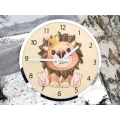 Dětské nástěnné hodiny Mirro Lev 30 cm vícebarevné