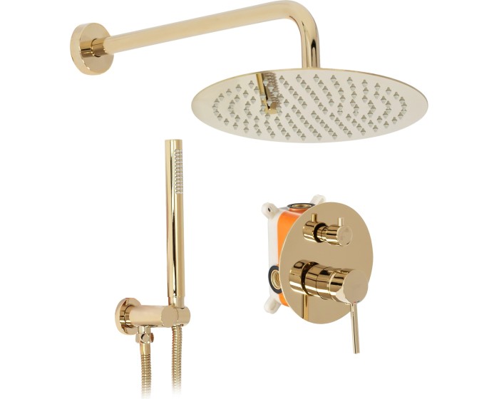 Sprchový set pod omítku Rea Lungo Gold