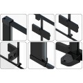 Sprchový kout Fargo 90x90 Black Mat