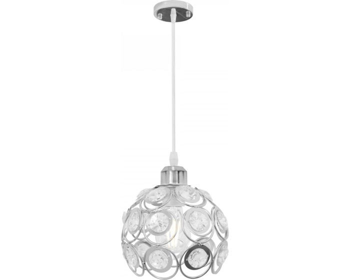 Stropní svítidlo TooLight Loft Crystal I stříbrná