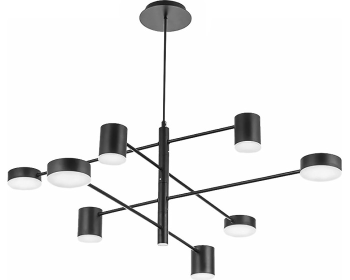 Stropní svítidlo Diagonal Eight černé