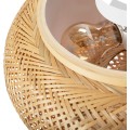 Závěsná lampa La Belle Boho VI hnědá
