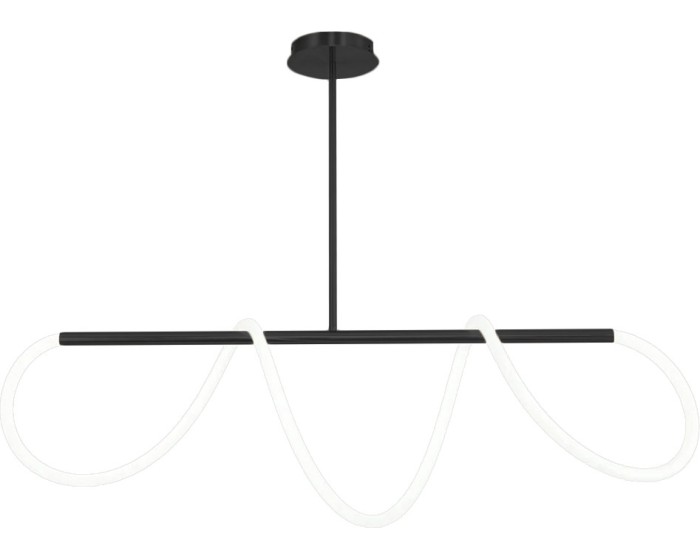 Stropní LED svítidlo Morko černé