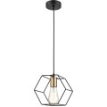 Závěsná lampa La Belle XIII černá/zlatá