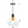 Stropní svítidlo Triangle Loft černé
