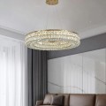 Závěsný LED lustr APP1568-CP zlatý
