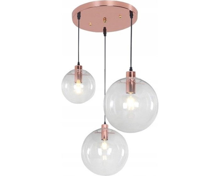 Stropní svítidlo Lassi 20/25/30 cm růžové