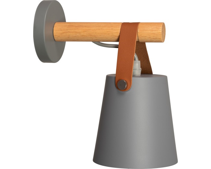 Nástěnná lampa AMELIA šedá