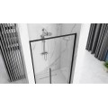 Sprchové dveře SOLAR BLACK MAT 150