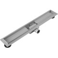 Lineární odtokový žlab Rea Neox 60 cm stříbrný