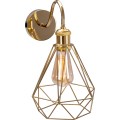 Nástěnná lampa Olava zlatá