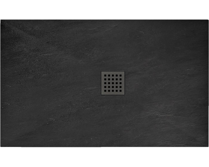 Sprchová vanička Black Rock 90x120 cm černá