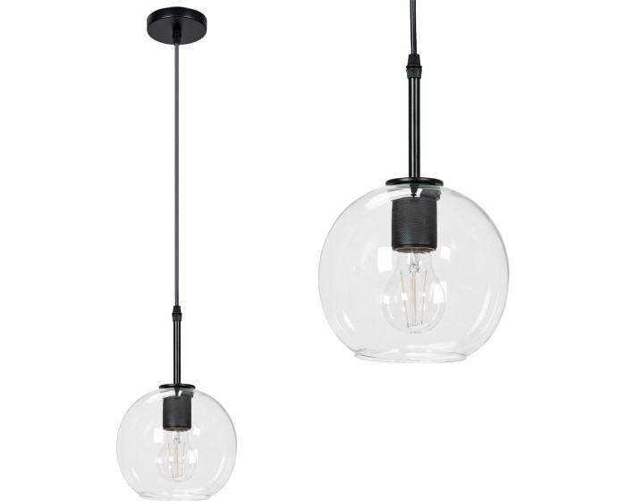 Závěsná lampa La Belle XX černá