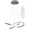 Stropní svítidlo Ring LED stříbrné