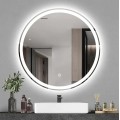 Kulaté dotykové zrcadlo s LED osvětlením SCIENCE 80 cm