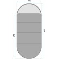 Hřejivý dětský fusak 4v1 Dots 90 cm fialovo-šedý