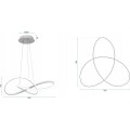 Stropní svítidlo Ring II LED stříbrné