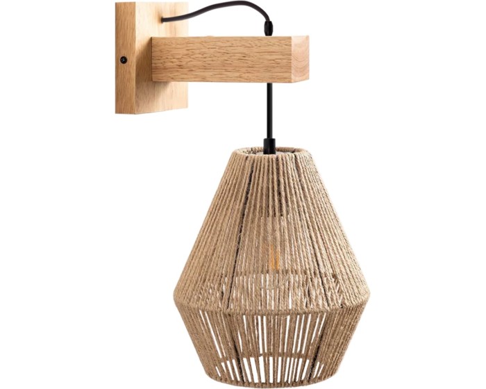 Nástěnná lampa KINKIET DECOR II hnědá