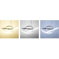 Stropní svítidlo Ring LED stříbrné