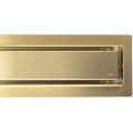 Lineární odtokový žlab Rea Neox Pro 70 cm zlatý