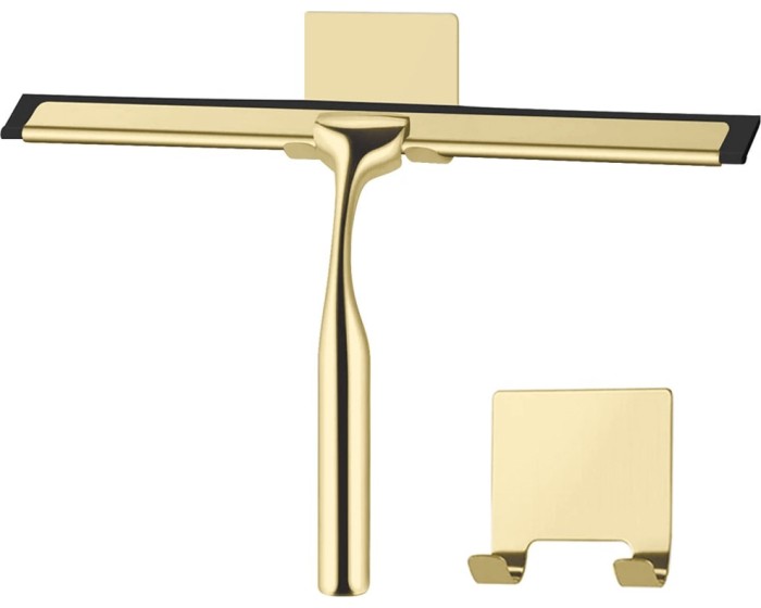 Koupelnová stěrka na sklo Rea zlatá
